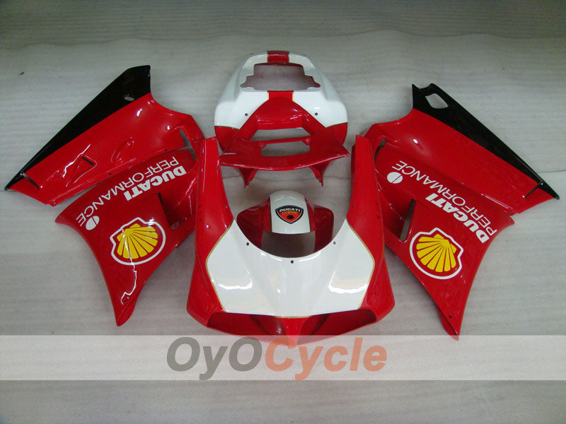 Kit de carénage à injection pour Ducati 996 99-02 - Rouge, Blanc - Performance #OYO87902231 Image secondaire du produit