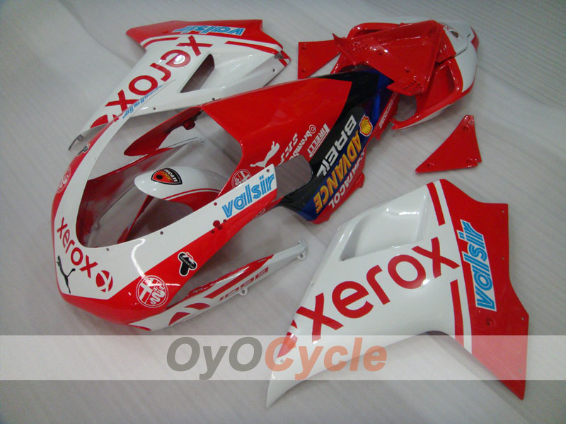 Kit de carénage d'injection pour Ducati 1098 07-09 - Rouge, Blanc - Xerox #OYO87902246 Image principale du produit