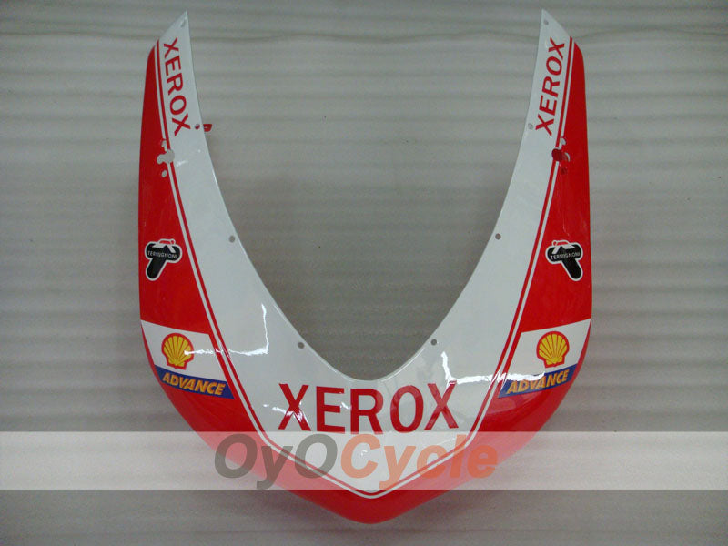Kit de carénage d'injection pour Ducati 848 08-13 - Rouge, Blanc - Xerox #OYO87902248
