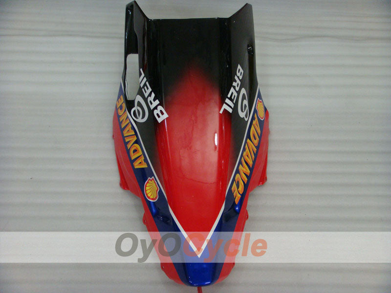 Kit de carénage d'injection pour Ducati 848 08-13 - Rouge, Blanc - Xerox #OYO87902248