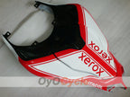 Kit de carénages injectés pour Ducati 1098 07-09 - Rouge, blanc - Xerox #OYO87902252