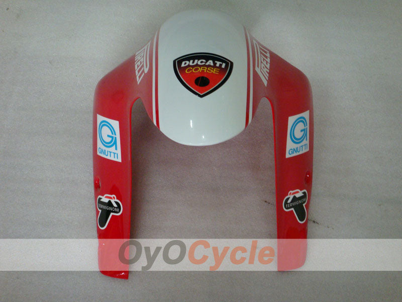 Kit de carénages injectés pour Ducati 1098 07-09 - Rouge, blanc - Xerox #OYO87902252