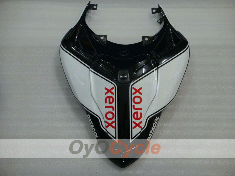 Kit de carénages injectés pour Ducati 848 08-13 - Blanc, noir - Xerox #OYO87902256