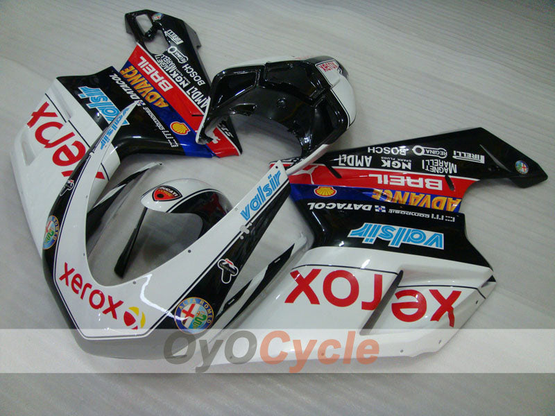 Kit de carénages injectés pour Ducati 848 08-13 - Blanc, noir - Xerox #OYO87902256 Image secondaire du produit