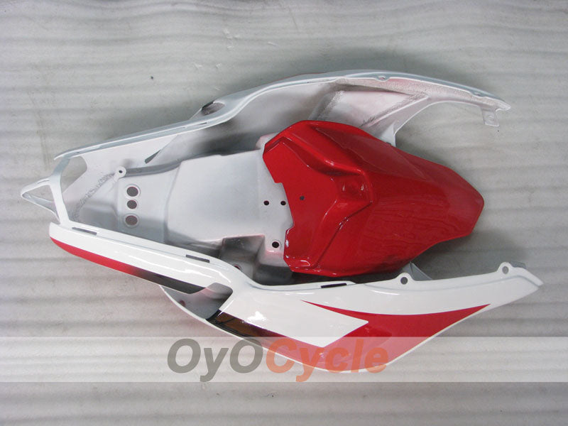 Kit de carénage injecté pour Ducati 848 08-13 - Rouge, Blanc - Xerox #OYO87902266