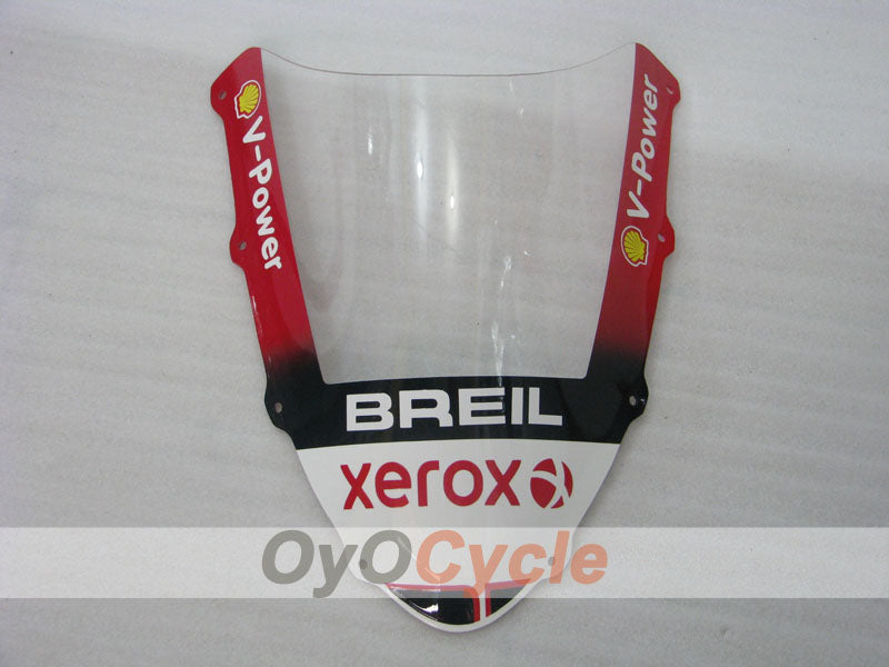 Kit de carénage injecté pour Ducati 1098 07-09 - Rouge, Blanc - Xerox #OYO87902270