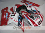 Kit de carénage injecté pour Ducati 1098 07-09 - Rouge, Blanc - Xerox #OYO87902270