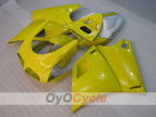 Kit de carénage à injection pour Ducati 998 de 02-04 - Jaune, blanc - Style usine #OYO87902275