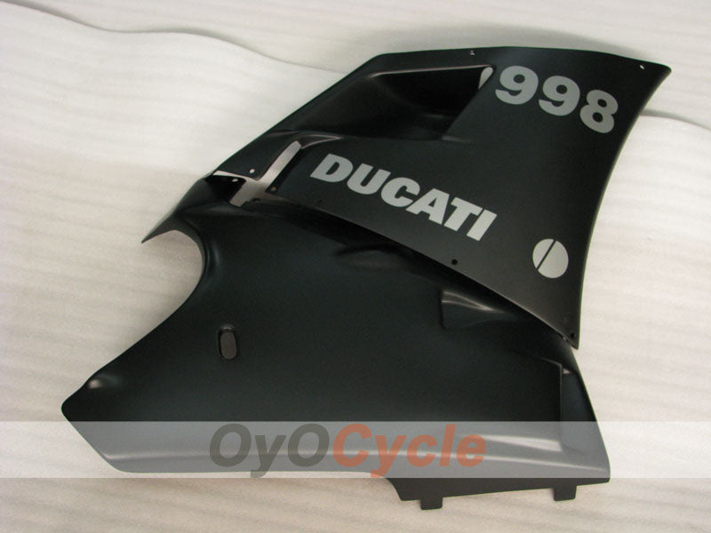 Kit de carénage à injection pour Ducati 998 de 02-04 - Noir, mat - Style usine #OYO87902282