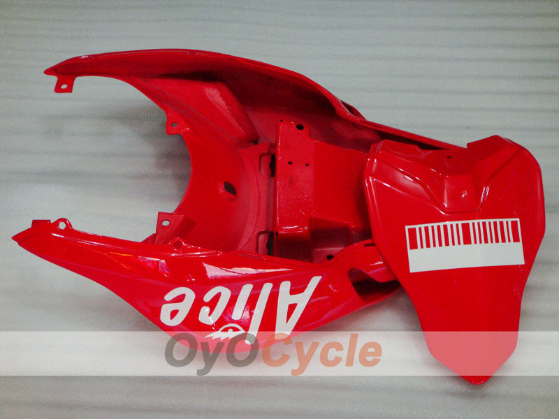 Kit de carénage à injection pour Ducati 1098 de 07-09 - Rouge, noir - Alice #OYO87902285