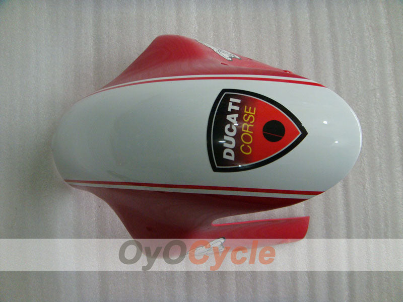 Kit de carénage injecté pour Ducati 1098 07-09 - Rouge, blanc - INFO STRADA #OYO87902297