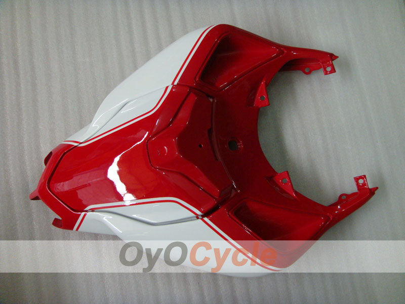 Kit de carénage injecté pour Ducati 1098 07-09 - Rouge, blanc - INFO STRADA #OYO87902297