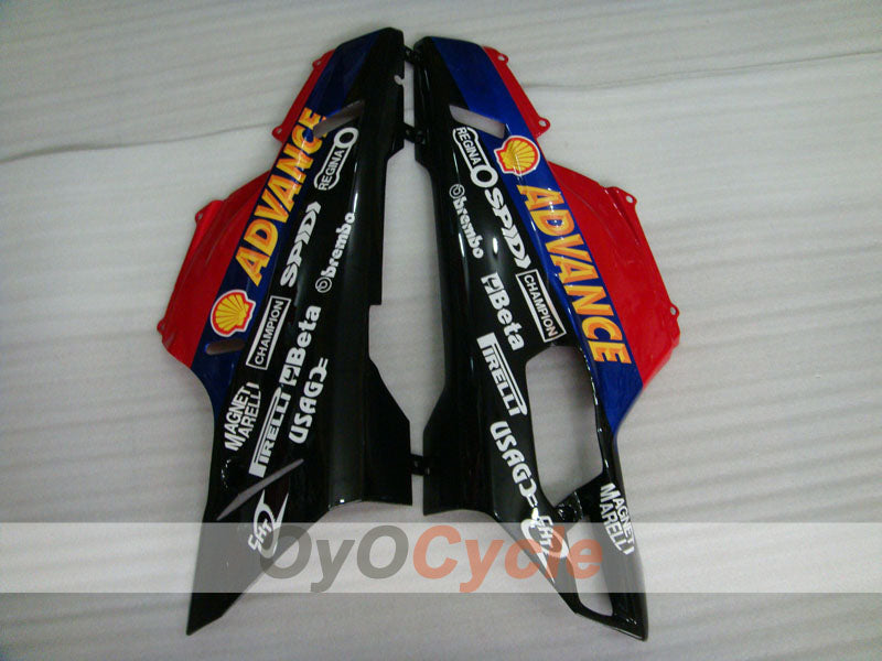 Kit de carénage injecté pour Ducati 1098 07-09 - Rouge, blanc - INFO STRADA #OYO87902297