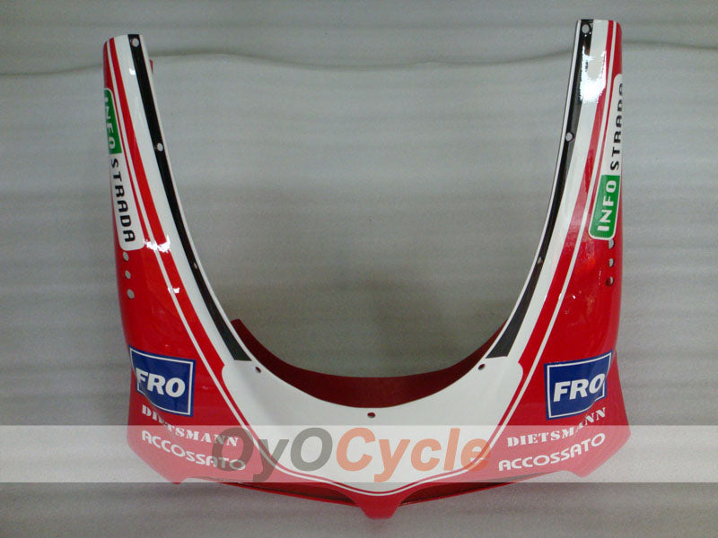 Kit de carénage à injection pour Ducati 998 02-04 - Rouge, Blanc - INFO STRADA #OYO87902300