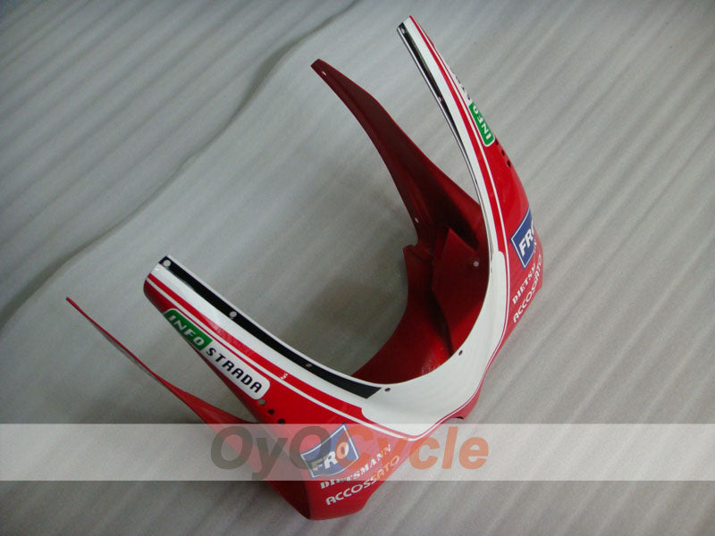 Kit de carénage à injection pour Ducati 998 02-04 - Rouge, Blanc - INFO STRADA #OYO87902300