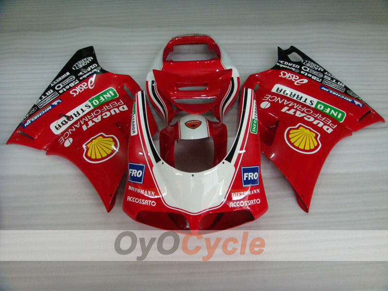 Kit de carénage à injection pour Ducati 998 02-04 - Rouge, Blanc - INFO STRADA #OYO87902300 Image secondaire du produit