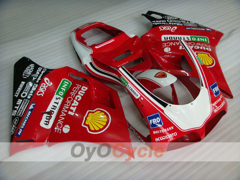 Kit de carénage à injection pour Ducati 998 02-04 - Rouge, Blanc - INFO STRADA #OYO87902300 Image principale du produit
