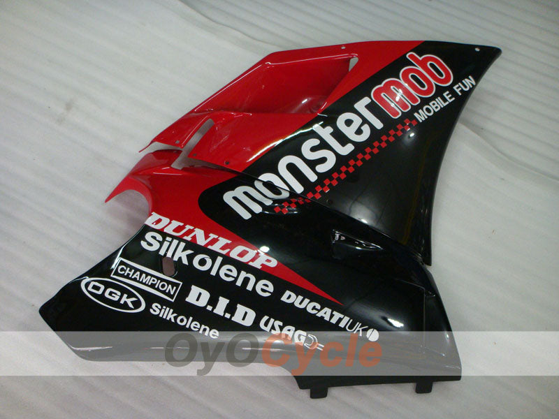 Kit de carénage à injection pour Ducati 998 02-04 - Rouge, Noir - Monstermob #OYO87902303