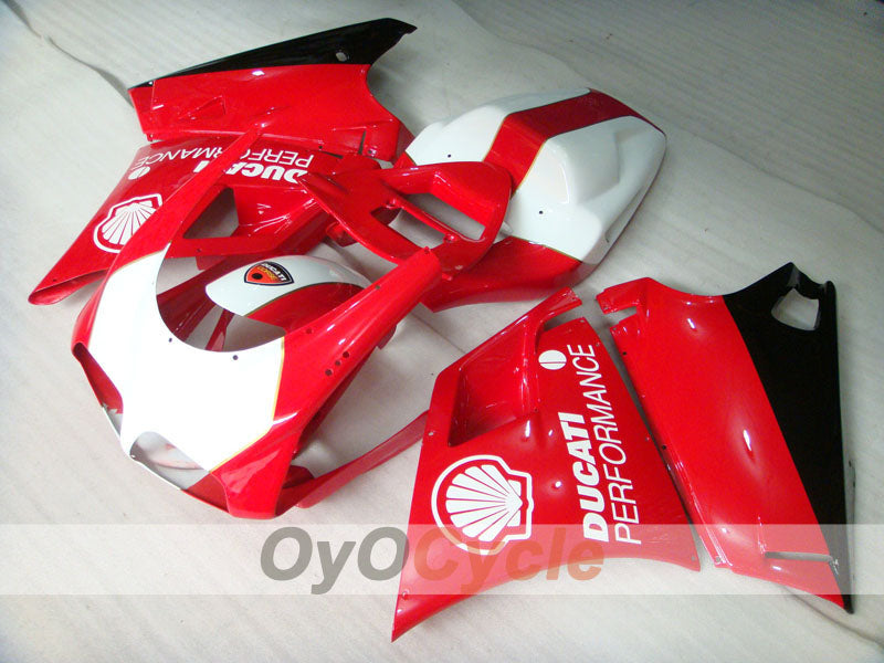 Kit de carénage à injection pour Ducati 998 02-04 - Rouge, Blanc - Performance #OYO87902304 Image principale du produit