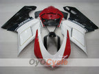Kit de carénage injecté pour Ducati 1098 07-09 - Blanc, noir - Style usine #OYO87902316