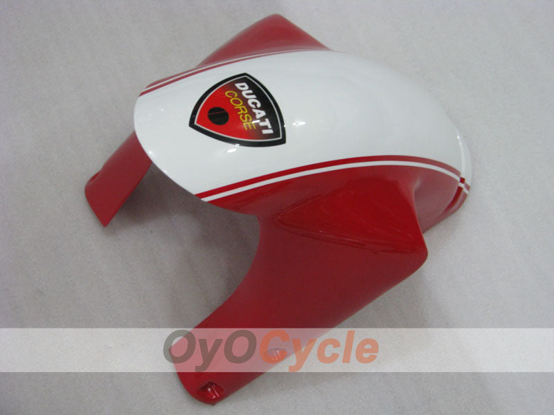 Kit de carénage injecté pour Ducati 998 02-04 - Rouge, blanc - Xerox #OYO87902318