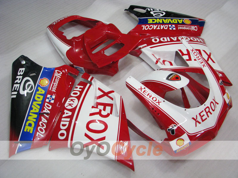 Kit de carénage injecté pour Ducati 998 02-04 - Rouge, blanc - Xerox #OYO87902318 Image secondaire du produit