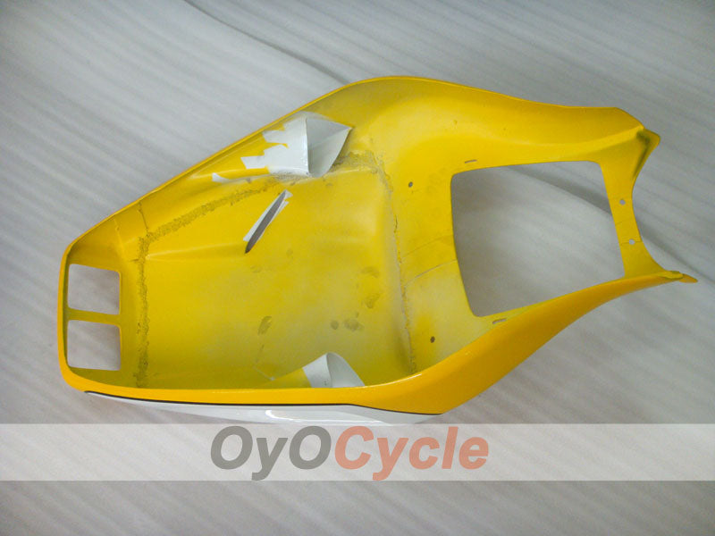 Kit de carénage injecté pour Ducati 998 02-04 - Jaune, blanc - Xerox #OYO87902322
