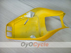Kit de carénage injecté pour Ducati 998 02-04 - Jaune, blanc - Xerox #OYO87902322