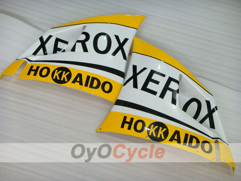 Kit de carénage injecté pour Ducati 998 02-04 - Jaune, blanc - Xerox #OYO87902322
