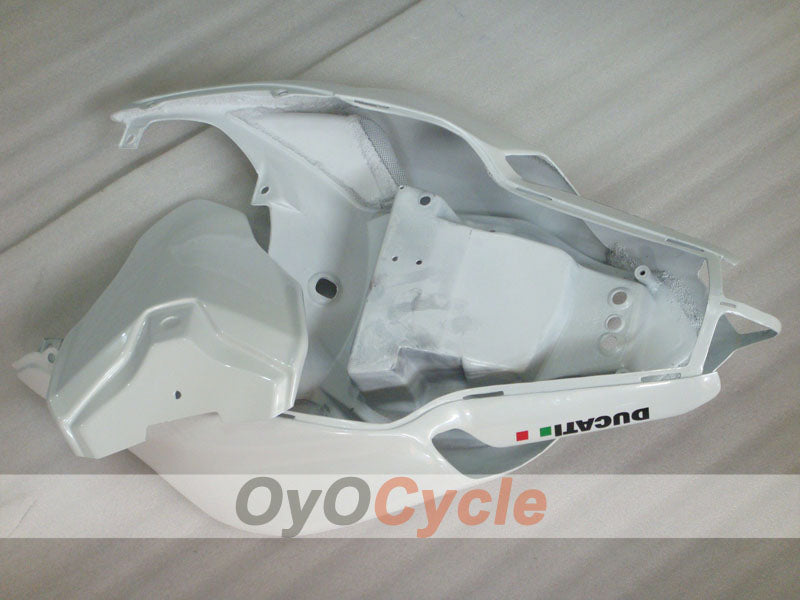 Kit de carénage injecté pour Ducati 1098 07-09 - Blanc, noir, mat - Style usine #OYO87902323