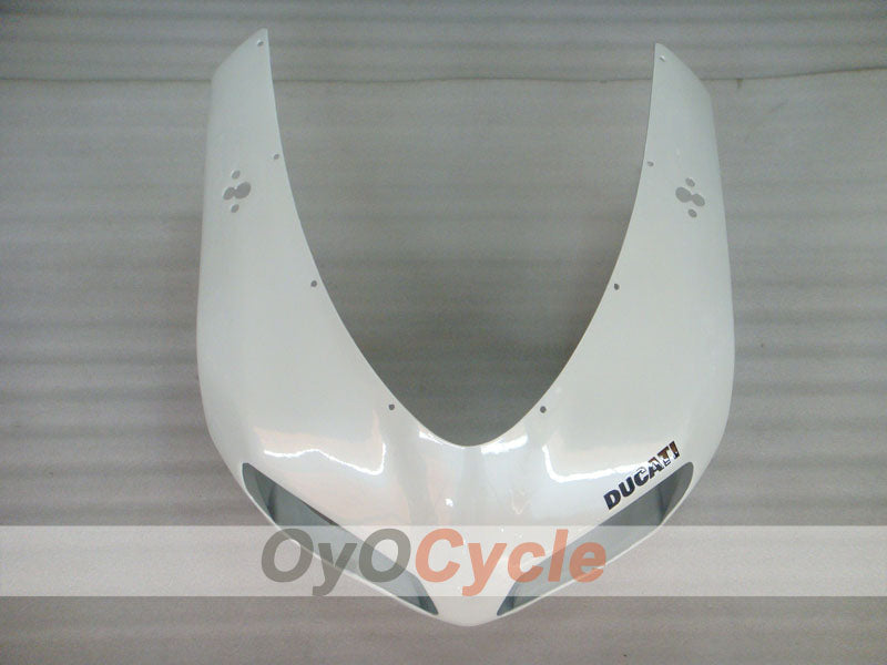 Kit de carénage injecté pour Ducati 1098 07-09 - Blanc, noir, mat - Style usine #OYO87902323