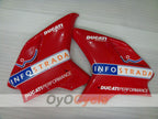 Kit de carénage à injection pour Ducati 1198 09-11 - Rouge, Noir - INFO STRADA #OYO87902338