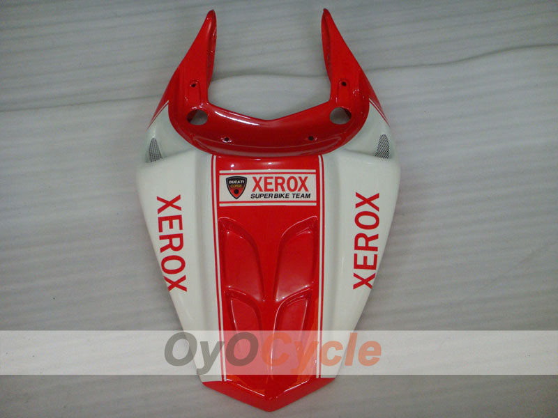 Kit de carénages injectés pour Ducati 999 03-04 - Rouge, Blanc - Xerox #OYO87902365