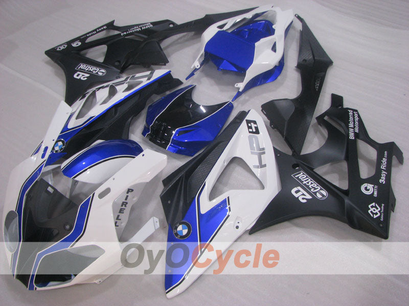 Kit de carénage à injection pour BMW S1000RR 09-14 - Blanc, Noir - PIRELLI #OYO87902403