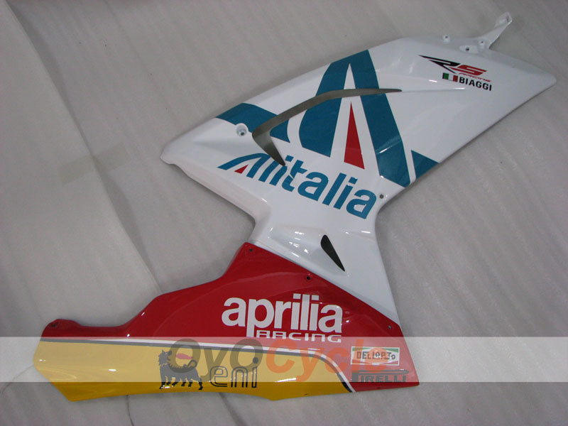 Kit de carénage pour Aprilia RS125 06-10 - Rouge, Blanc - Style usine #OYO87902406