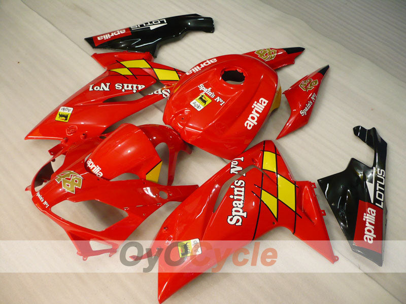 Kit de carénage pour Aprilia RS125 06-10 - Rouge, Noir - Style usine #OYO87902408