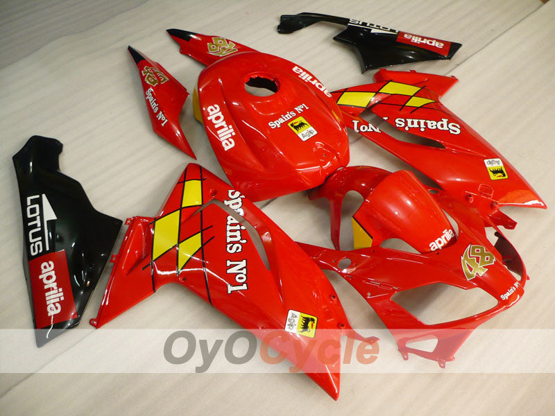 Kit de carénage pour Aprilia RS125 06-10 - Rouge, Noir - Style usine #OYO87902408