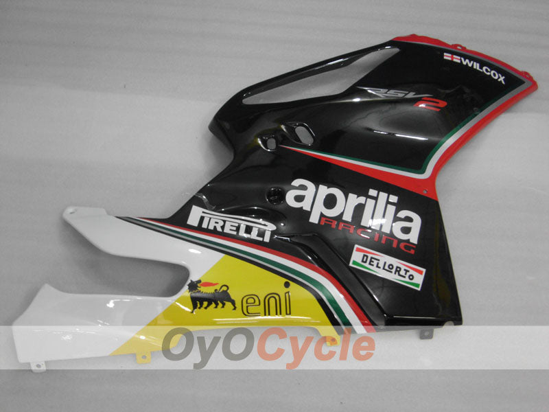 Kit de carénage pour Aprilia RSV1000R 03-06 - Rouge, Noir - Style usine #OYO87902412