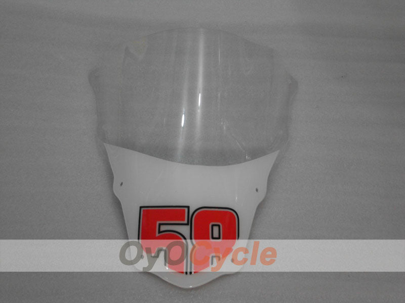 Kit de carénage pour Aprilia RSV1000R 03-06 - Rouge, Noir - Style usine #OYO87902412