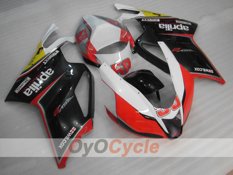 Kit de carénage pour Aprilia RSV1000R 03-06 - Rouge, Noir - Style usine #OYO87902412 Image principale du produit