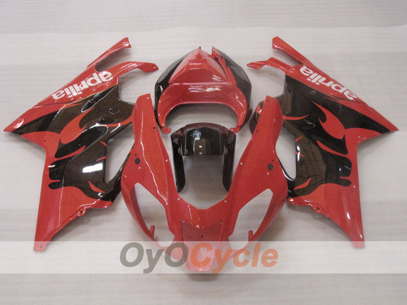 Kit de carénage pour Aprilia RSV1000R 03-06 - Rouge, Noir - Style usine #OYO87902414