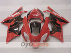 Kit de carénage pour Aprilia RSV1000R 03-06 - Rouge, Noir - Style usine #OYO87902414