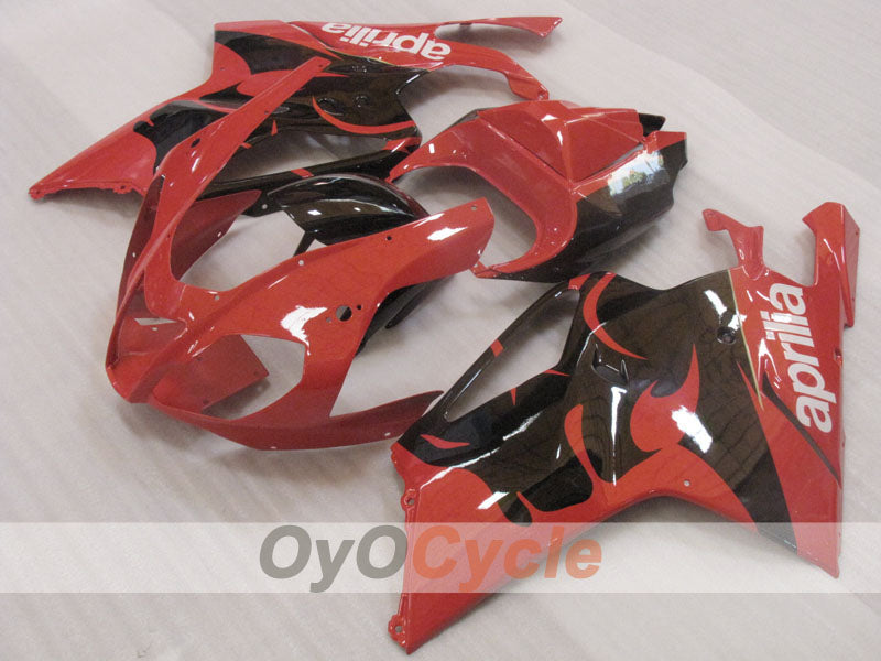 Kit de carénage pour Aprilia RSV1000R 03-06 - Rouge, Noir - Style usine #OYO87902414
