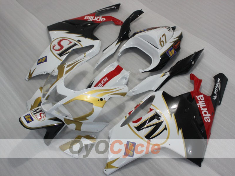 Kit de carénage pour Aprilia RSV1000R 03-06 - blanc, noir - style usine #OYO87902415 Image principale du produit