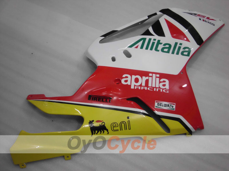 Kit de carénage pour Aprilia RSV1000R 03-06 - rouge, blanc - style usine #OYO87902416