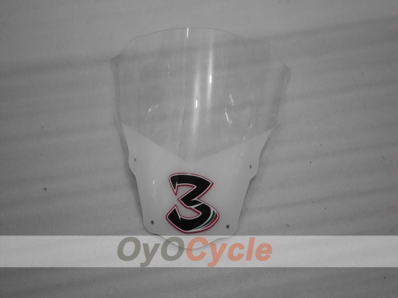 Kit de carénage pour Aprilia RSV1000R 03-06 - rouge, blanc - style usine #OYO87902416