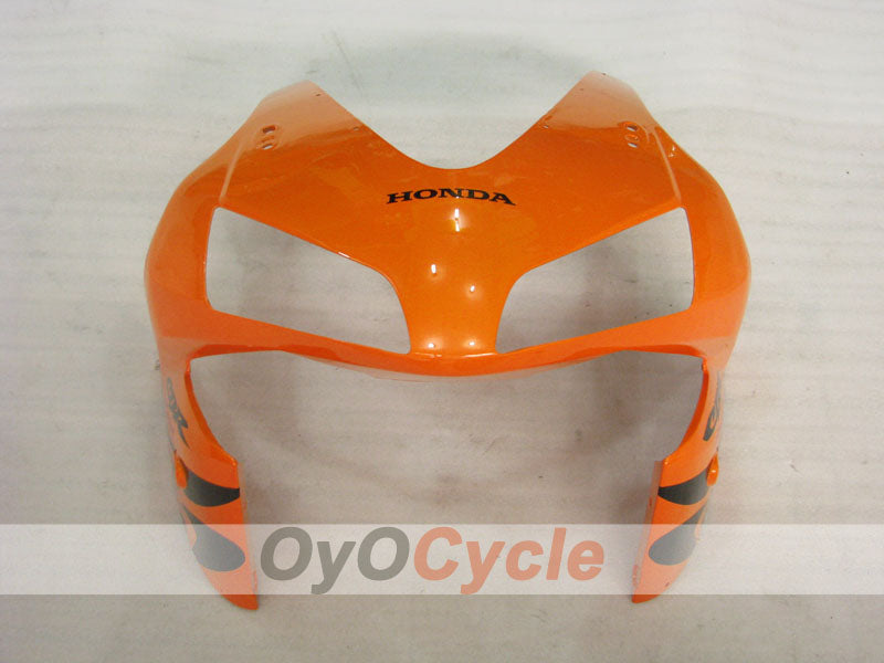 Kit de carénages à injection pour CBR600RR 03-04 - Orange, noir - Flamme #OYO87902508