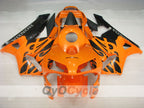 Kit de carénages à injection pour CBR600RR 03-04 - Orange, noir - Flamme #OYO87902508