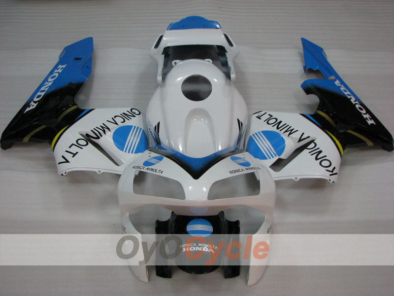 Kit de carénage à injection pour CBR600RR 03-04 - Blanc, Noir - Konica Minolta #OYO87902527 Image secondaire du produit
