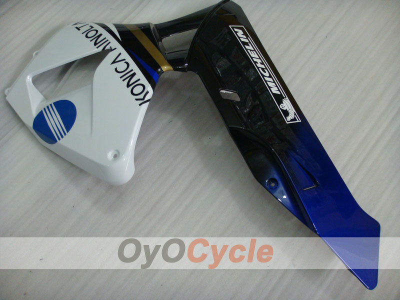 Kit de carénage à injection pour CBR600RR 03-04 - Blanc, Noir - Konica Minolta #OYO87902530
